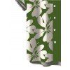 Hawaii Couple Outfit Tribal Hibiscus Floral Print Bowknot Off the Shoulder Jumpsuit and Shirt Set - LIGHT GREEN S | US 4