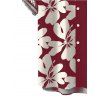 Men's Hawaiian Shirt Tribal Plumeria Floral Print Button Up Shirt - Rouge Vineux 5XL
