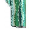 Hawaiian Vacation Couple Outfit Vertical Leaf Print Ruched Bust Mini Dress and Shirt Set - PLANT GREEN S | US 4