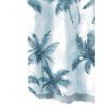 Men's Vacation Shirt Tropical Coconut Tree Print Button Up Shirt - Bleu clair L