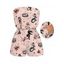 Vacation Romper Vintage Old School Tattoo Print Pocket Off the Shoulder Romper - Rose M | US 6