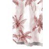 Vacation Couple Outfit Colorblock Coconut Tree Print Flounce Smocked Slit Dress and Shirt Set - Rose S | US 4