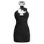 Vacation Cover-up Crochet Flower See Through Hollow Out Bodycon Cover-up - Blanc L | US 8-10