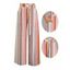 Bohemian Vacation Pants Arrow Geometric Striped Print Belt Pocket Wide Leg Pants - Orange XXL | US 14