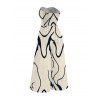 Hawaiian Vacation Jumpsuit Abstract Print Pocket Off the Shoulder Jumpsuit - Beige XXL | US 14