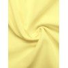 Vacation Cake Dress Solid Color Ruffle Off the Shoulder Puff Sleeve Smocked Maxi Dress - Jaune XL | US 10