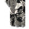 Men's Vacation Shirt Abstract Geometric Print Button Up Shirt - Noir 5XL