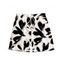 Men's Vacation Beach Shorts Bicolor Abstract Leaf Print Pocket Drawstring Board Shorts - Noir 5XL