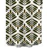 Men's Vacation Shirt Symmetrical Olive Leaf Print Button Up Shirt - Olive Verte 5XL