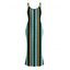 Hawaiian Vacation Dress Colorblock Zig Zag Print Bodycon Mermaid Maxi Dress - multicolor XXL | US 14