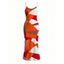 Vacation Dress Vintage Colorblock Geometric Print Spaghetti Strap Bodycon Dress - Orange vif XXL | US 14