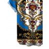 Vacation Couple Outfit Vintage Baroque Floral Print Spaghetti Strap Maxi Bodycon Dress and Shirt Set - multicolor A S | US 4