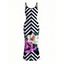 Vacation Dress Zig Zag Lily Floral Print Spaghetti Strap Maxi Bodycon Dress - multicolor A XXL | US 14