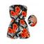 Hawaiian Vacation Romper Tropical Hibiscus Floral Palm Leaf Print Pocket Off the Shoulder Romper - Noir XXL | US 14