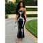 Gothic Dress Skeleton Print Spaghetti Strap Bodycon Maxi Dress - Noir XXL | US 14
