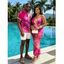Hawaiian Vacation Couple Outfit Metallic Gold Marble Fluid Print Spaghetti Strap Maxi Bodycon Dress and Shirt Set - Pers S | US 4