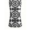 Bohemian Dress Mandala Ethnic Print Spaghetti Strap Maxi Bodycon Dress - Noir XXL | US 14