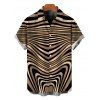 Bohemian Couple Outfit Colorblock Heart Shaped Swirl Geometric Print Spaghetti Strap Maxi Bodycon Dress and Shirt Set - multicolor S | US 4