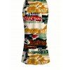 Streetwear Dress Vintage Graffiti Letter Lips Print Spaghetti Strap Maxi Bodycon Dress - multicolor A XXL | US 14
