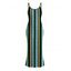 Hawaiian Vacation Dress Colorblock Zig Zag Print Bodycon Mermaid Maxi Dress - multicolor XXXXL | US 18