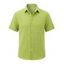 Men's Vacation Shirt Floral Leaf Textured Jacquard Print Button Up Shirt - Bleu S