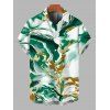 Vacation Couple Outfit Marble Fluid Swirl Tie Dye Print Bodycon Mermaid Maxi Dress and Shirt Set - Vert S | US 4