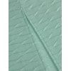 Casual Dress Solid Color Wavy Jacquard Embossed Texture Print Bodycon Maxi Dress - Vert clair L | US 8-10