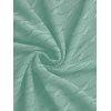 Casual Dress Solid Color Wavy Jacquard Embossed Texture Print Bodycon Maxi Dress - Vert clair L | US 8-10