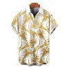 Vacation Couple Outfit Metallic Gold Phoenix Print Spaghetti Strap Maxi Bodycon Dress and Shirt Set - Blanc S | US 4
