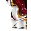 Vacation Couple Outfit Gold Fluid Abstract Marble Print Spaghetti Strap Maxi Bodycon Dress and Shirt Set - Rouge Vineux S | US 4