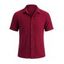 Men's Casual Shirt Solid Color Wavy Jacquard Embossed Texture Print Button Up Shirt - Vert clair 2XL
