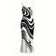 Casual Dress Contrast Color Abstract Fluid Swirl Print Spaghetti Strap Maxi Bodycon Dress - Blanc XXL | US 14