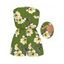 Vacation Romper Plumeria Floral Leaf Print Pocket Off the Shoulder Romper - PLANT GREEN XXL | US 14