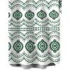 Men's Bohemian Shirt Mandala Ethnic Geometric Print Button Up Shirt - Vert 5XL