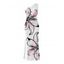 Vacation Dress Hand-drawn Lily Floral Print Ruched One Shoulder Slit Mermaid Bodycon Dress - Blanc XXL | US 14