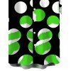 Men's Vacation Shirt Colorblock Polka Dots Print Button Up Shirt - Vert 5XL