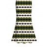 Vintage Couple Outfit Colorblock Geometric Zig Zag Print Spaghetti Strap Mermaid Maxi Bodycon Dress and Shirt Set - Vert Armée S | US 4