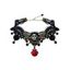 Halloween Gothic Black Lace Skull & Red Rose Pendant Choker Necklace - Noir 