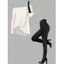 Women Outfit Skew Neck Textured Solid Color Top and Grommet Lace Up Leggings Set - Couleur Caramel S | US 4