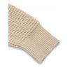 Casual Sweater Solid Color Hollow Out Turn Down Collar Pullover Sweater - café lumière S | US 4