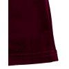 Party Dress Velvet Lace Panel Tied Ruched Bell Sleeve Mini Prom Dress - Rouge Vineux M | US 6