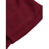 Solid Color Women Outfit Off the Shoulder Textured Sweater and Bodycon Maxi Skirt Set - Rouge Vineux S | US 4