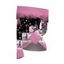 Christmas Top Colorblock Snowman Snowflake Gift Print Foldover Off the Shoulder Top - Rose XXL | US 14