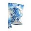 Christmas Top Watercolor Ombre Snowflake Print Foldover Off the Shoulder Top - Bleu XL | US 12