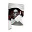 Halloween Top Colorblock Skulls Rose Floral Print Foldover Long Sleeve Top - Noir XL | US 12