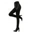 Gothic Pants Grommet Chain Embellishment High Waist Solid Color Punk Style Skinny Pants - Noir XXL | US 14