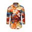 Men's Vacation Shirt Abstract Graffiti Print Button Up Long Sleeve Shirt - multicolor 5XL