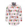Christmas Couple Outfit String Lights Print Bell Sleeve A Line Mini Sweater Dress and Long Sleeve Shirt Set - Rose S | US 4