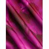 Vacation Dress Ink Wash Floral Print Mesh Cowl Neck Mermaid Slip Dress - Rouge Rose XXL | US 14