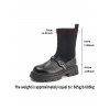 Retro and Chunky Soles For Height  Versatile Autumn Boots - Noir EU 37